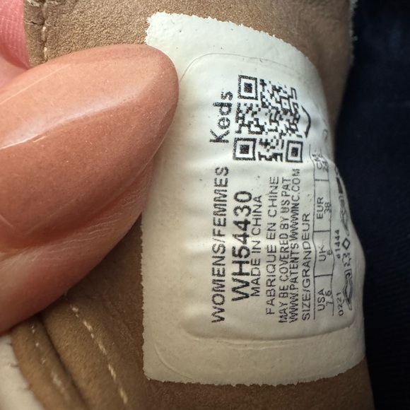 Keds Champion Pennant Leather Sneakers Baseball Shoes White Size 7.5 - Picture 9 of 9